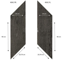 Кварцвиниловые полы Forbo Effekta Professional 0.45 4042 PRL ромб 4042 Black Fine Oak PRO фото 1 | FLOORDEALER